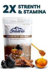 Shilaras Pure Himalayan Shilajit Honey Snaps with Cinnamon for both Men & Women | 7 Sachets | 600mg Pure Shilajit per Sachet/Snap | Boost Strength, Stamina and Energy | 100% Ayurvedic